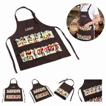 Chicken Egg Collecting Apron with Deep Pockets for Adults