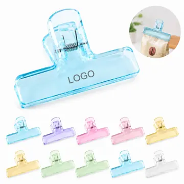 Clear Acrylic Paper Clips for Documents, Photos, and Crafts