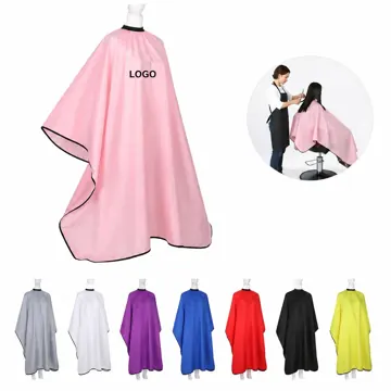 Waterproof Haircut Apron with Pockets for Salon & Home Use