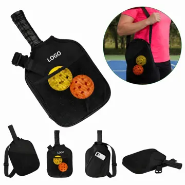 Padded Pickleball Paddle Cover with Retractable Strap