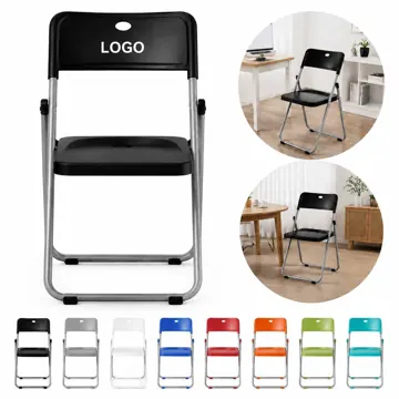 Reinforced Carbon Steel Folding Chair with Backrest