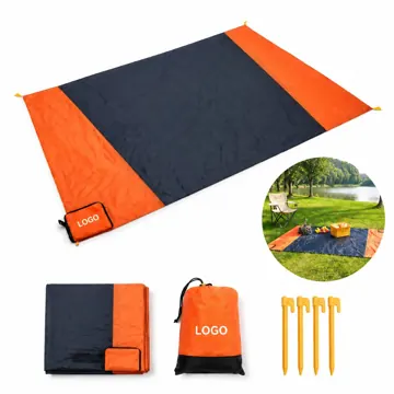 Sand-Free Waterproof Beach Mat with Travel Pocket