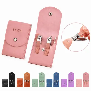 Portable Stainless Steel Nail Clipper Set with Travel Case
