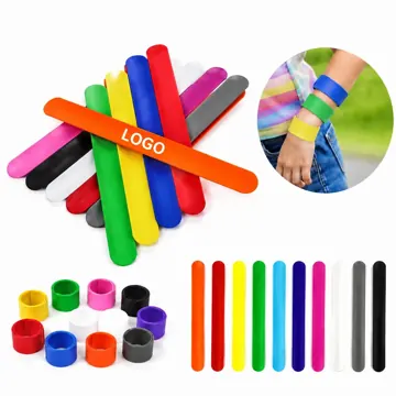 Waterproof Silicone Slap Bracelet for Kids and Adults