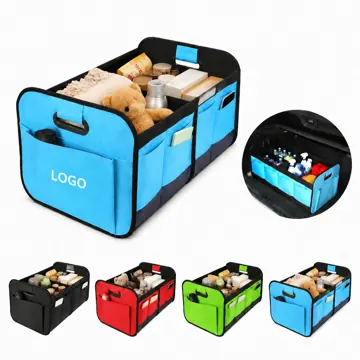 Foldable Oxford Car Trunk Organizer with Adjustable