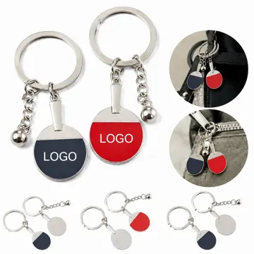 Mini Tennis Racket Keychain Durable Lightweight Key Holder