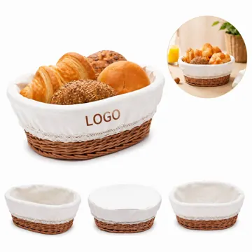 Handcrafted Rattan Picnic Basket with Removable Lining