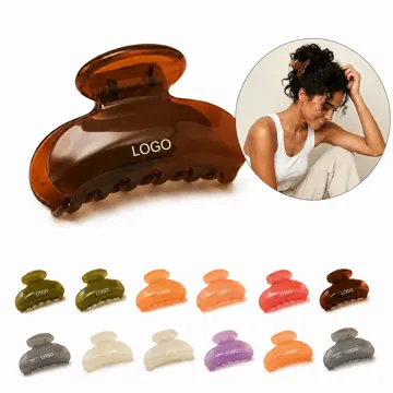 Translucent Mini Jaw Clip for Women, Strong Hold Hair