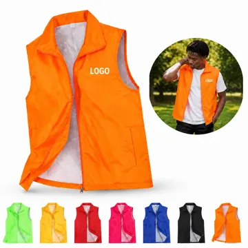 High-Visibility Event Staff Vest with Reflective Strips