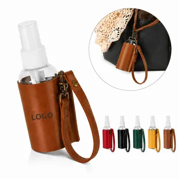 Leather-Like Adjustable Spray Bottle Lanyard Carrier