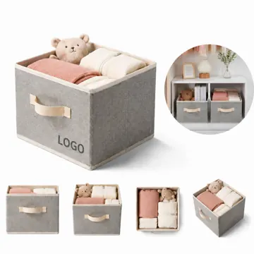 16L Foldable Storage Cubes, Collapsible Organizer for Home