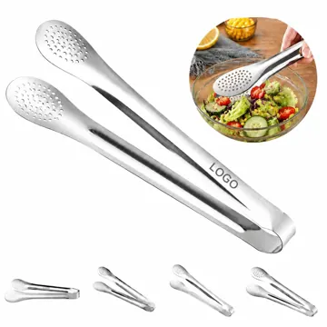Stainless Steel Mirror Finish Serving Tongs for Buffet