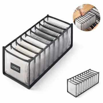 11-Block Breathable Nylon Mesh Sock Drawer Organizer