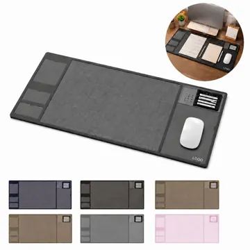 Multifunctional PU Mouse Pad with Non-Slip Base and Wrist