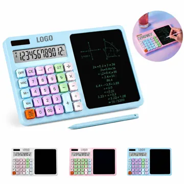 LCD Writing Pad Calculator with Reusable Electronic Screen