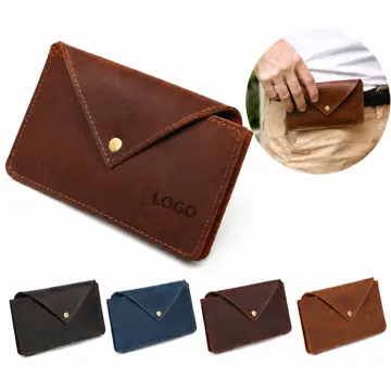 Genuine Cowhide Leather Fanny Pack with Adjustable Waist