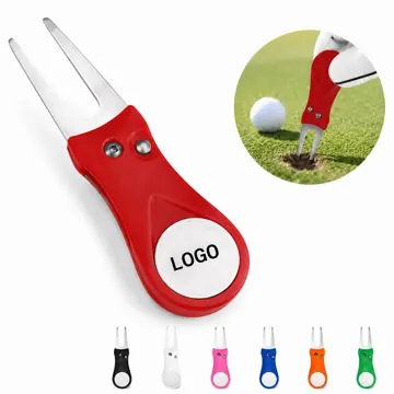 Stainless Steel Golf Pitch Mark Repair Tool with Comfort