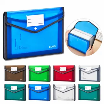 A4 Expanding File Folder, Waterproof Document Organizer Bag