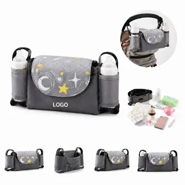 Universal Insulated Stroller Organizer with Cup Holders