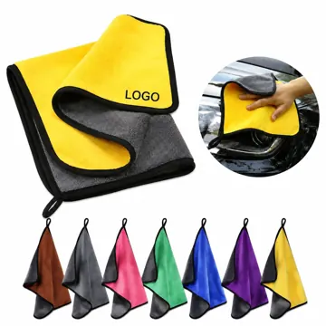 Dual Sided Microfiber Car Cleaning Towels, Scratch-Free