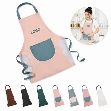 Waterproof Kitchen Apron with Built-in Hand Dryer