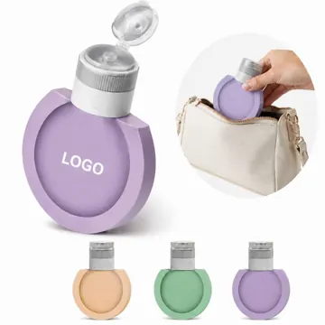 Leak-Proof Silicone Travel Bottle Set for Shampoo, Lotion