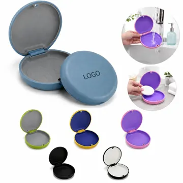 Magnetic Dental Retainer Case with Ventilated Soft-Lined