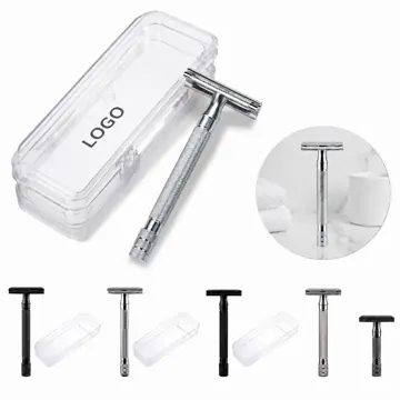 Zinc Alloy Manual Safety Razor for Precise Gentle Shaving