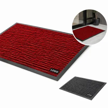 Custom Logo 3D Silk Mud Scraping Carpet, Non-Slip Entrance