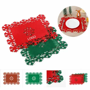 Festive Heat Insulation Felt Dining Mat for Table Protection