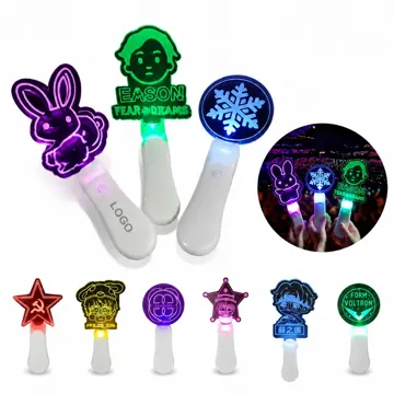 LED Cheer Stick with Multicolor Flashing Light for Events