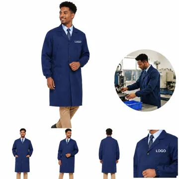 Dust-Proof Thickened Polyester Work Coverall with 3 Pockets