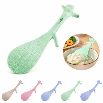 Wheat Straw Squirrel Rice Spoon Non-Stick Serving Utensil