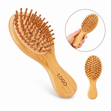 Bamboo Massage Comb for Scalp Relaxation and Detangling