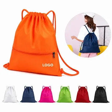 Waterproof Drawstring Backpack for School, Travel & Gym