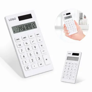 Solar Powered Desktop Calculator with LCD Display