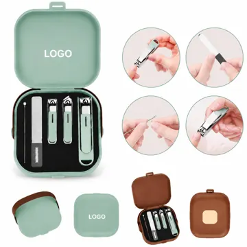 5-Piece Stainless Steel Nail Clipper Set with Cuticle