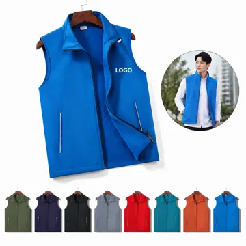Reflective Work Vest with Utility Pockets for Industrial