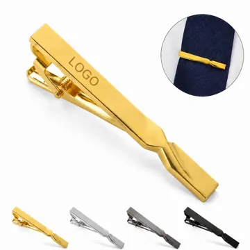 Twisted Metal Tie Clip - Minimalist Necktie Bar for Secure
