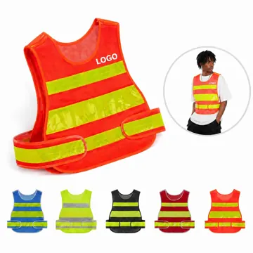 Adjustable Mesh Reflective Safety Vest with Gourd Cut