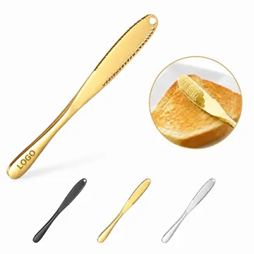 Stainless Steel Butter Knife Set, 3-Inch Cheese Spreader