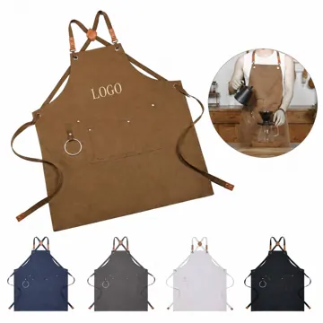 Cotton Waterproof Garden Apron with Pockets for Men
