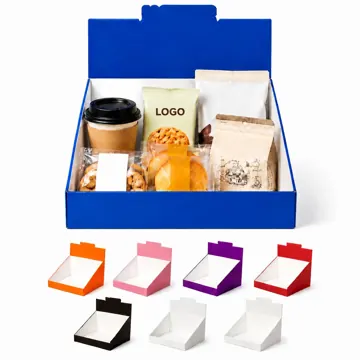 Custom Corrugated PDQ Display Box with Open-Front Design