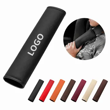 Thickened PU Leather Seat Belt Cushion Cover for Comfort