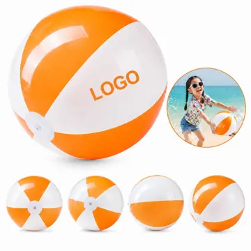 16" Two-Tone PVC Beach Ball for Pool & Outdoor Play