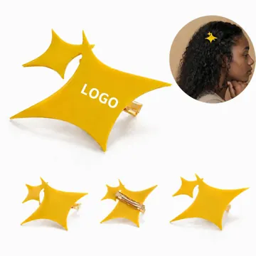 Shooting Star Hair Clip, Durable Star-Shaped Hairpin