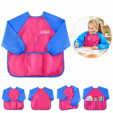 Waterproof Painting Smock, Long Sleeve Artist Apron