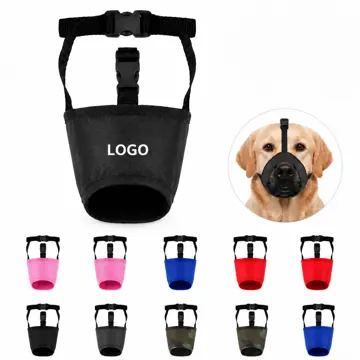 Breathable Dog Muzzle with Adjustable Fit for Bark Control