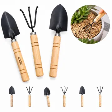Ergonomic 3-Piece Garden Tool Set for Planting, Weeding