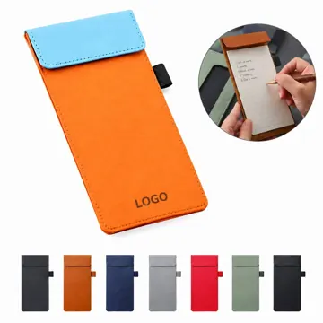 A6 PU Leather Magnetic Clipboard Writing Board with Sturdy